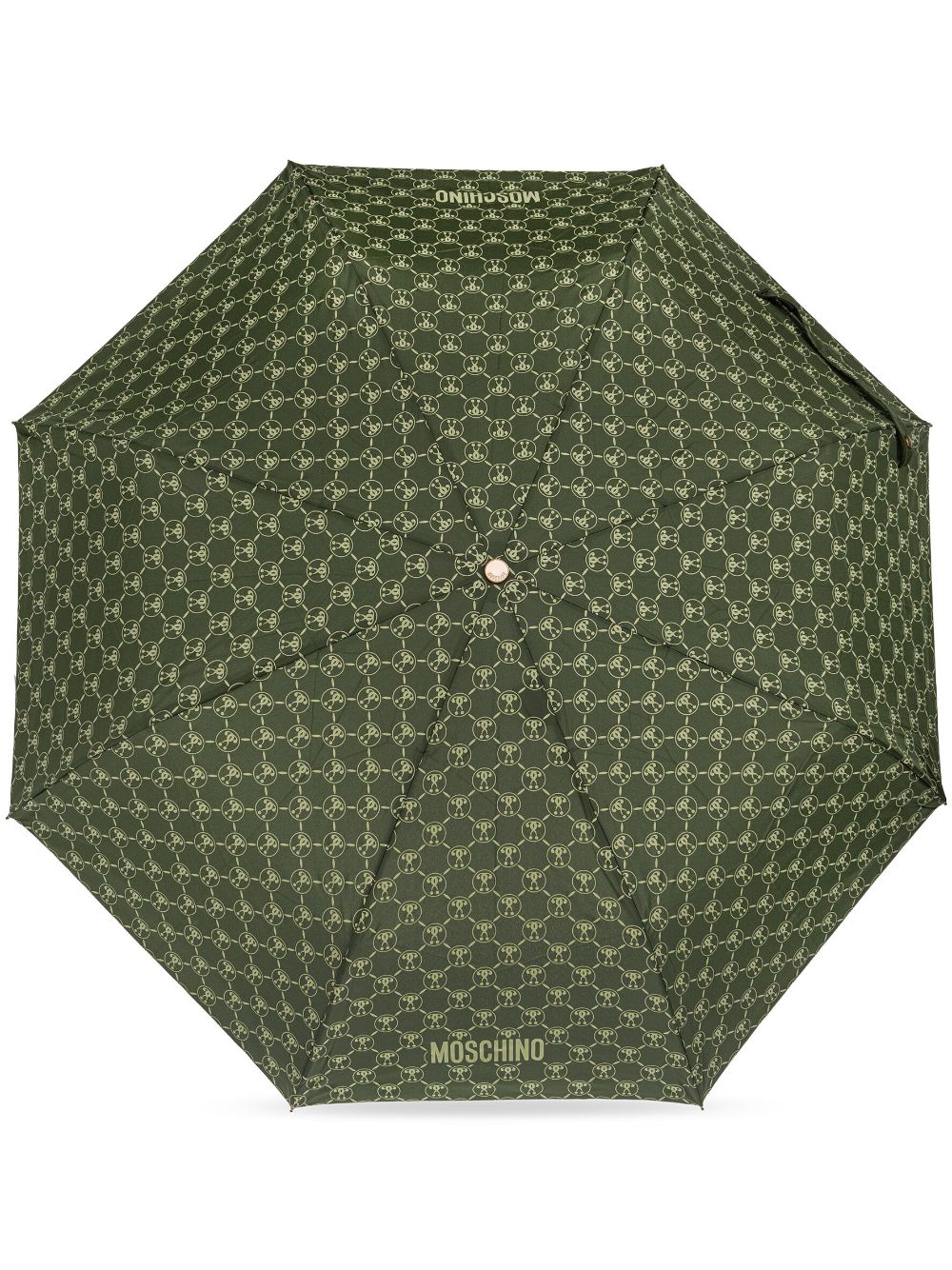 monogram-pattern umbrella