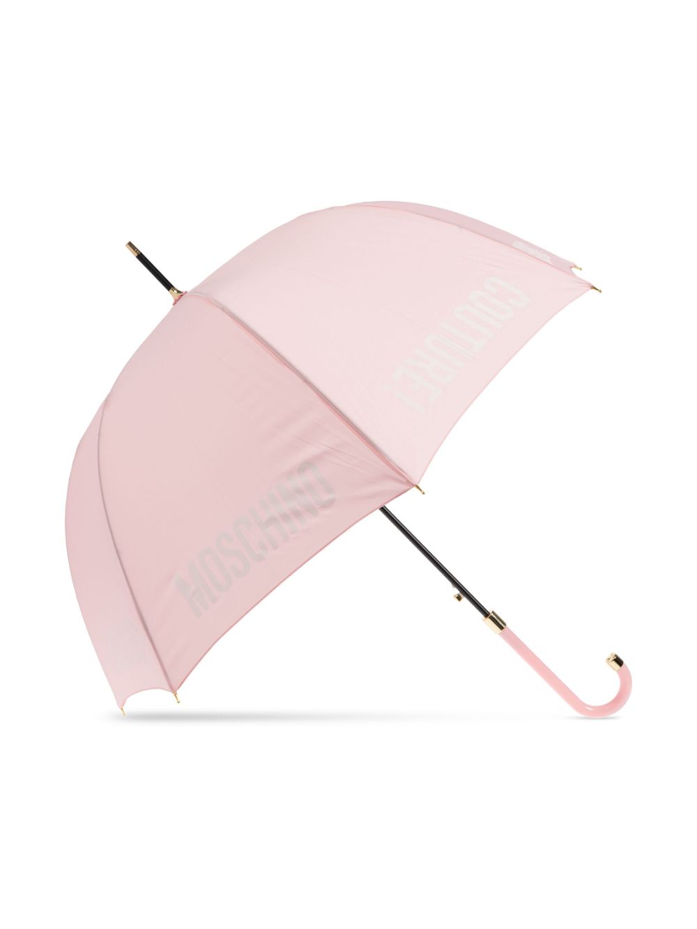 Moschino logo-print umbrella - Roze