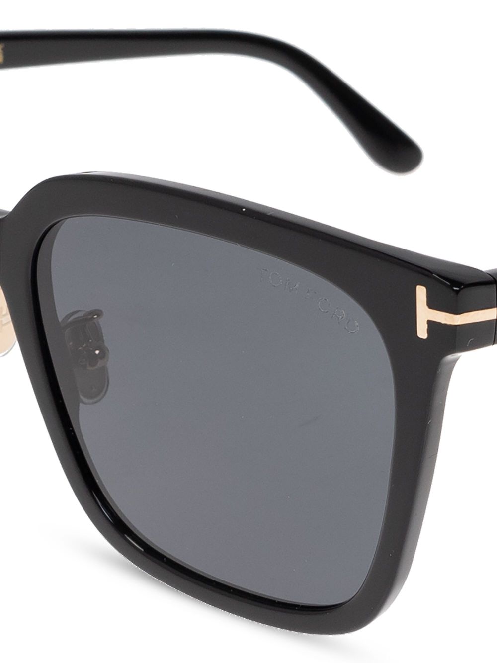 TOM FORD Eyewear T-hinge sunglasses - Zwart