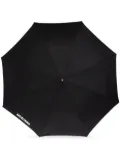 Moschino logo-print umbrella - Black