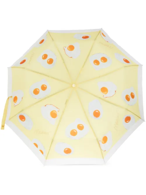 Parapluie à imprimé œufs - Moschino - Modalova