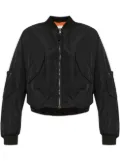 Lacoste embroidered bomber jacket - Black