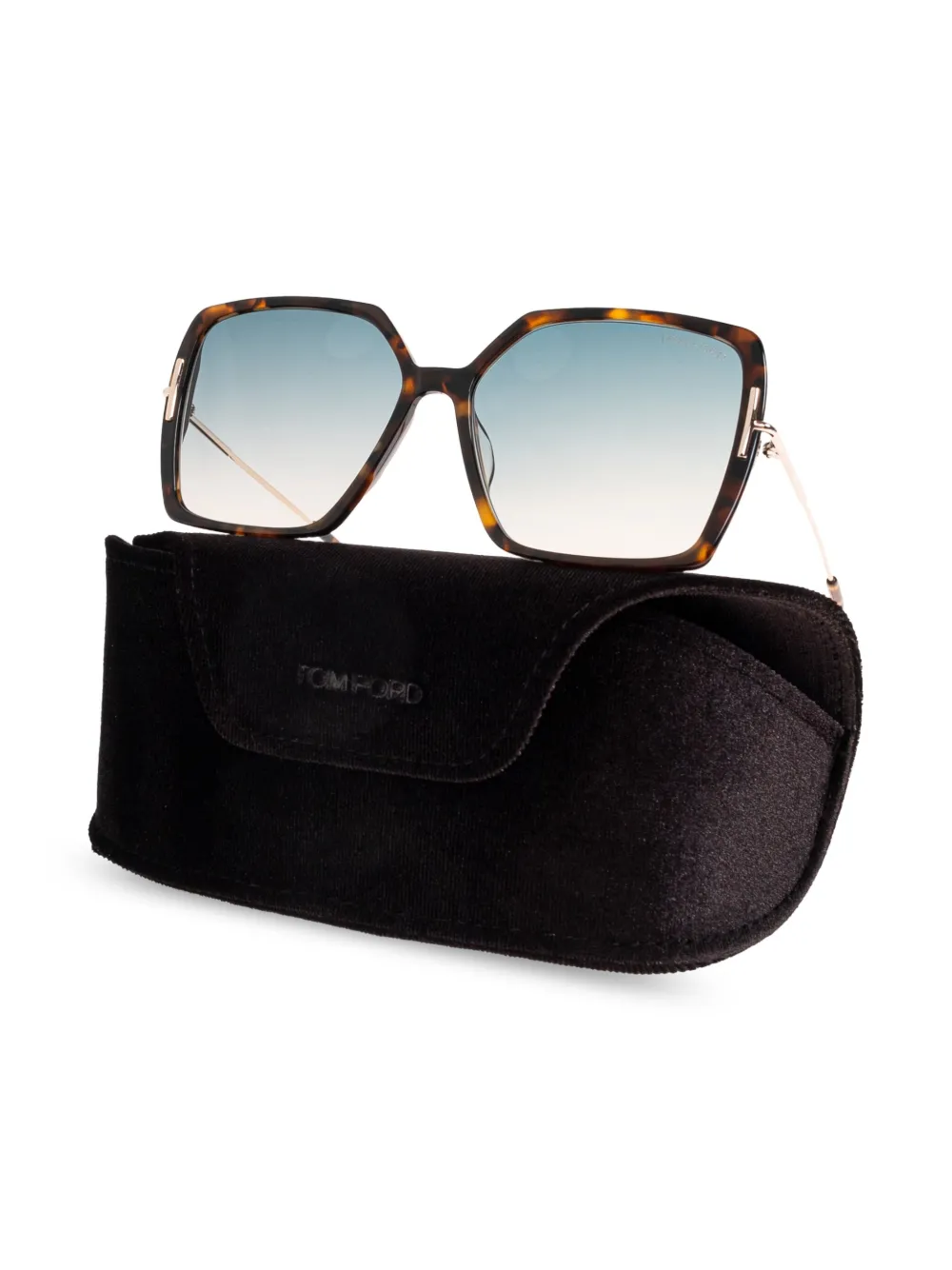 TOM FORD Eyewear Joanna zonnebril Bruin