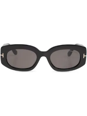 Ambush Eyewear オーバルフレーム サングラス | ブラック | FARFETCH JP