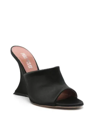 サンダル・ミュール PARIS TEXAS Women Sandals PXNL02XSHPT BLK BLACK PARIS TEXAS Black leather Nadia mules (PXNL02XSHPT BLACK