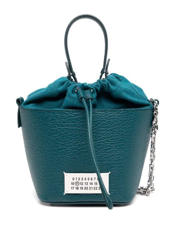 【超激レア】Maison Martin Margiela バッグ ⑪ グリーン Maison Martin Margiela Pre-Owned ロゴパッチ バッグ | グリーン