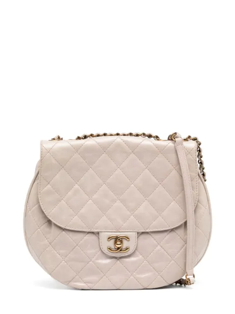 CHANEL Pre-Owned medium quilted Bubble CC flap bag