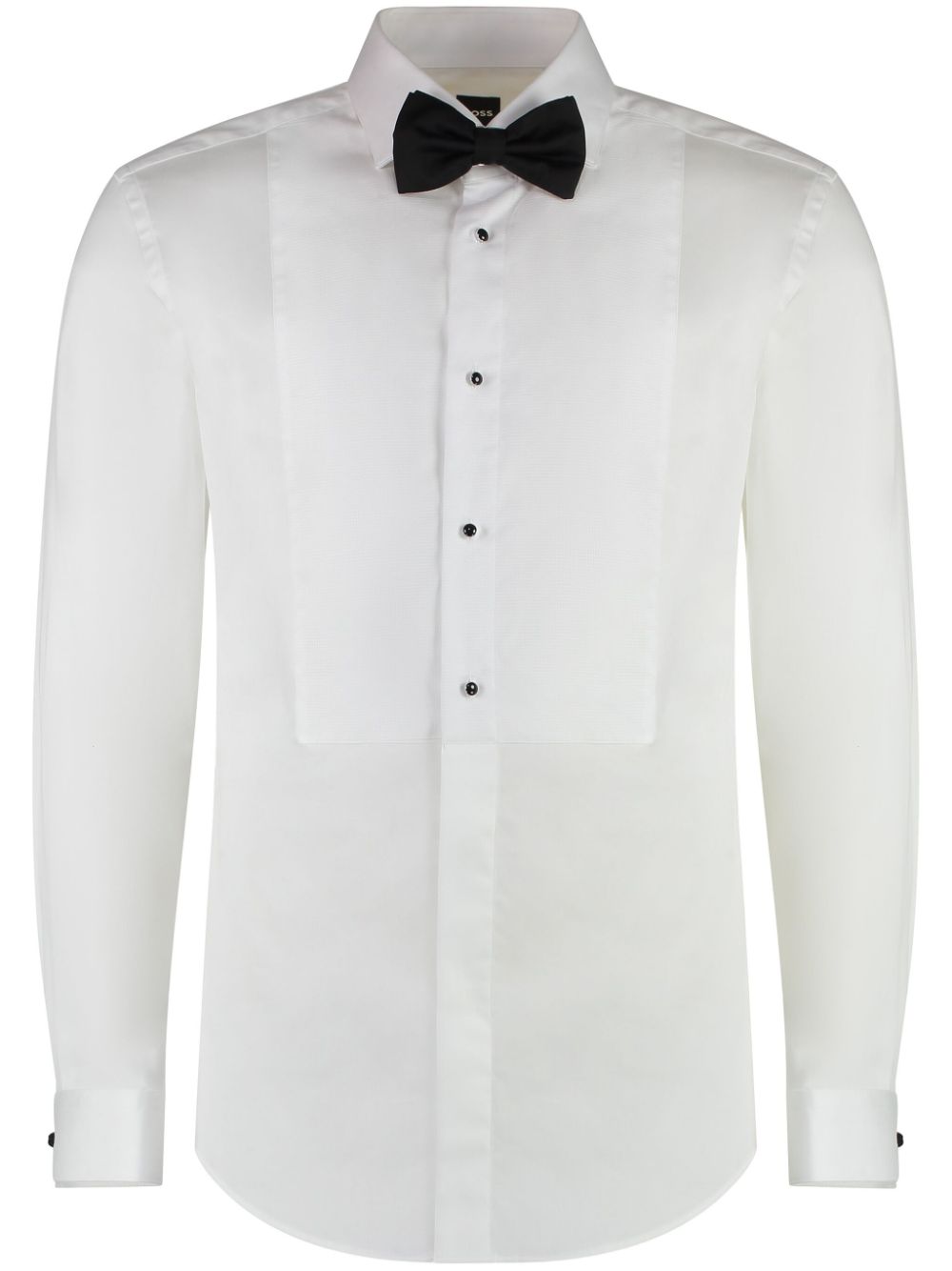 BOSS bow-detail shirt - White