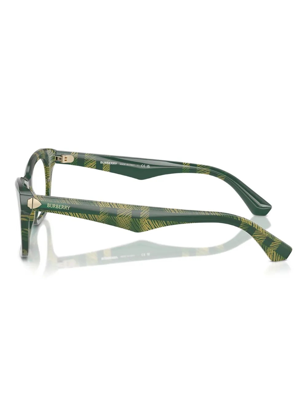 Burberry Eyewear BE2422 Check Green Groen