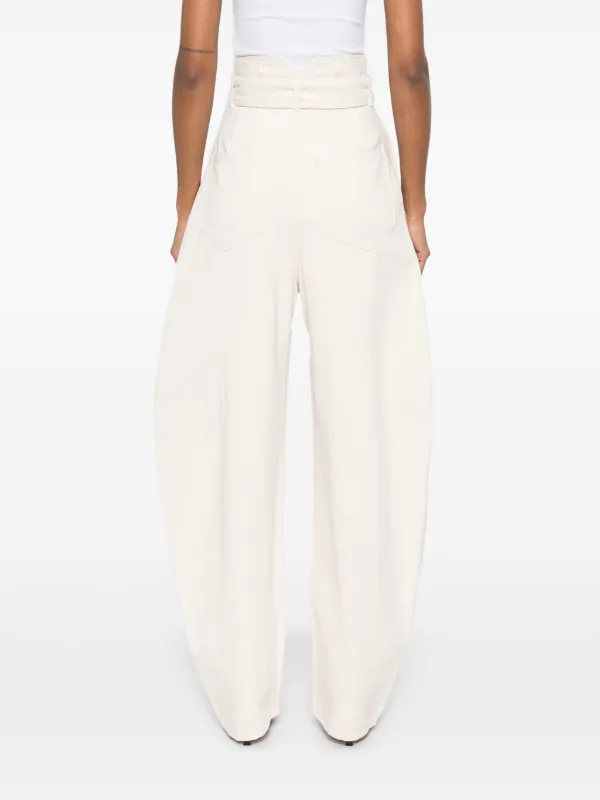 【送料&関税込】SportMax Pants glaucous Sportmax Glauco Jeans | Neutrals | FARFETCH JO