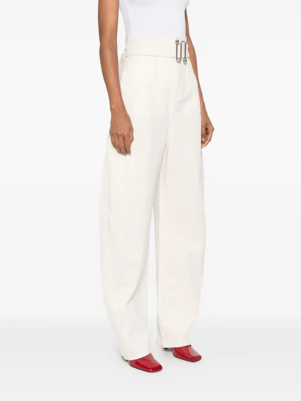 【送料&関税込】SportMax Pants glaucous Sportmax Glauco Jeans | Neutrals | FARFETCH JO