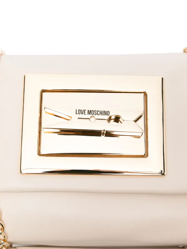 Love Moschino ロゴ ショルダーバッグ | ニュートラル | FARFETCH JP