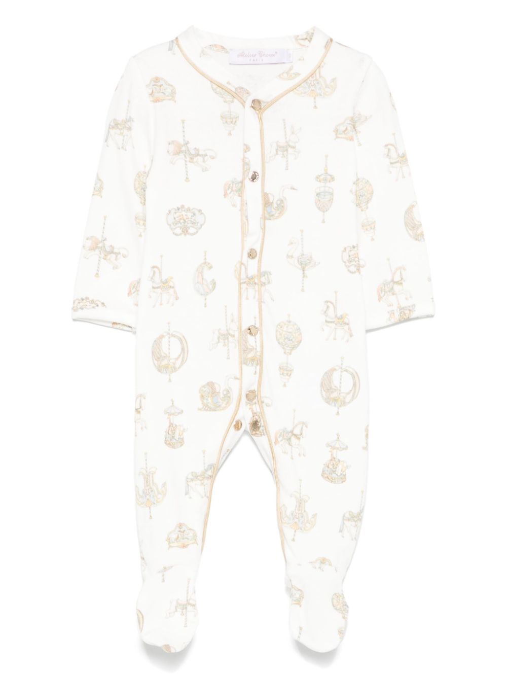 Atelier Choux illustration-print pajamas - White