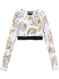Versace Jeans Couture Barocco-print top - White