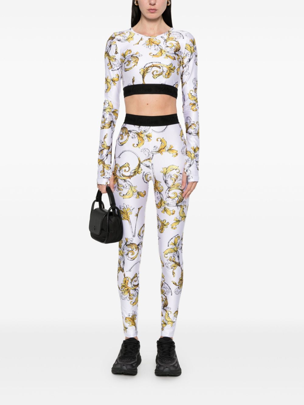 Versace Jeans Couture Barocco-prints top - Wit