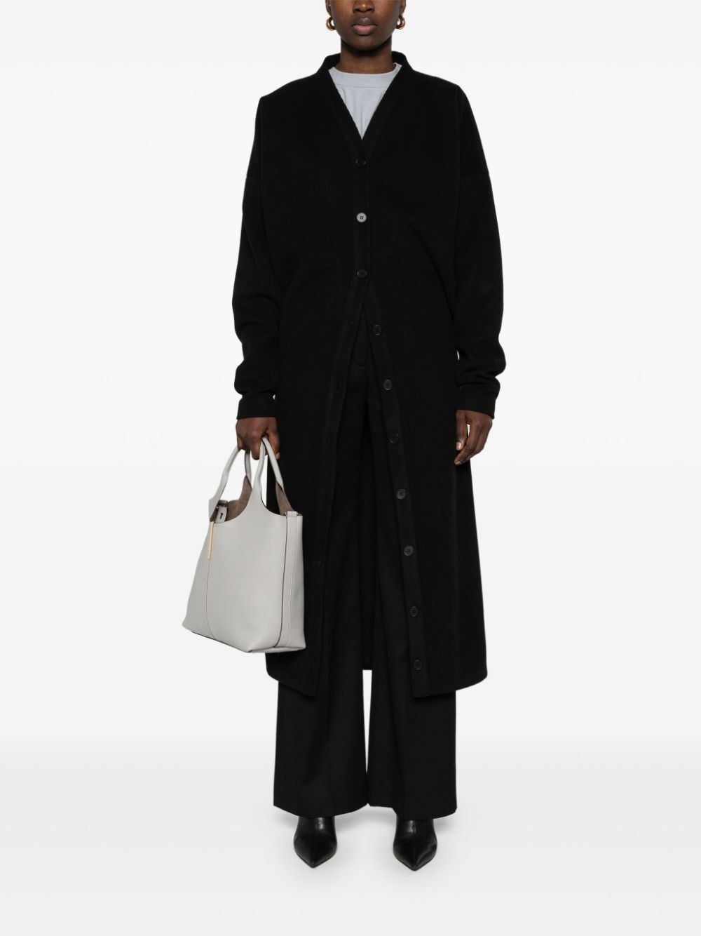 A.M.G. Woolen coat - Black