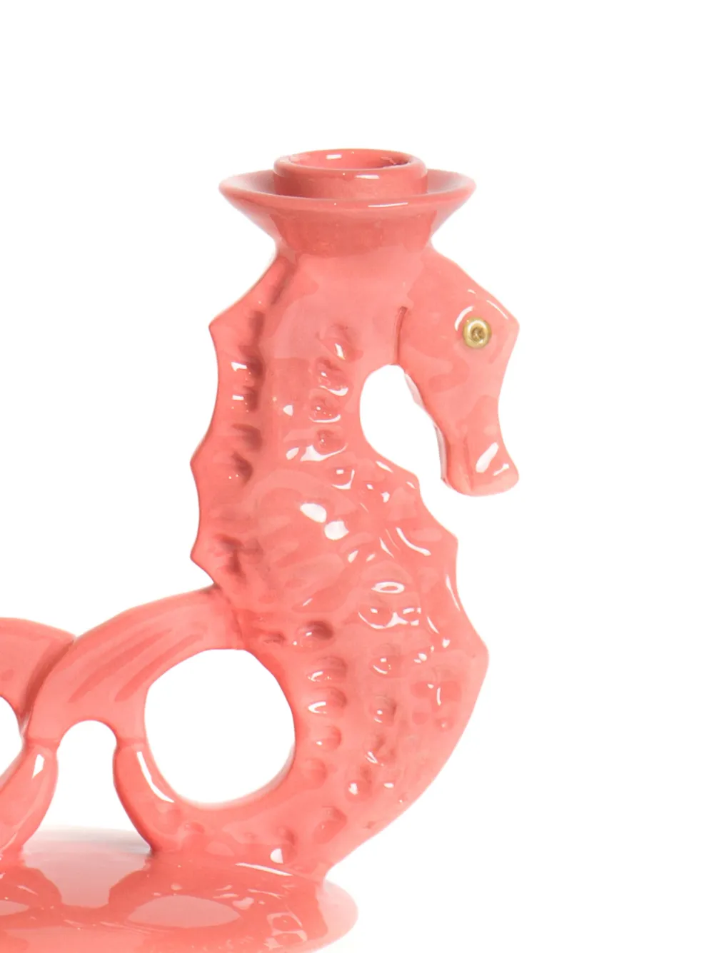 Bitossi Home Seahorse candle holder (14.5cm x 15cm) - Rood