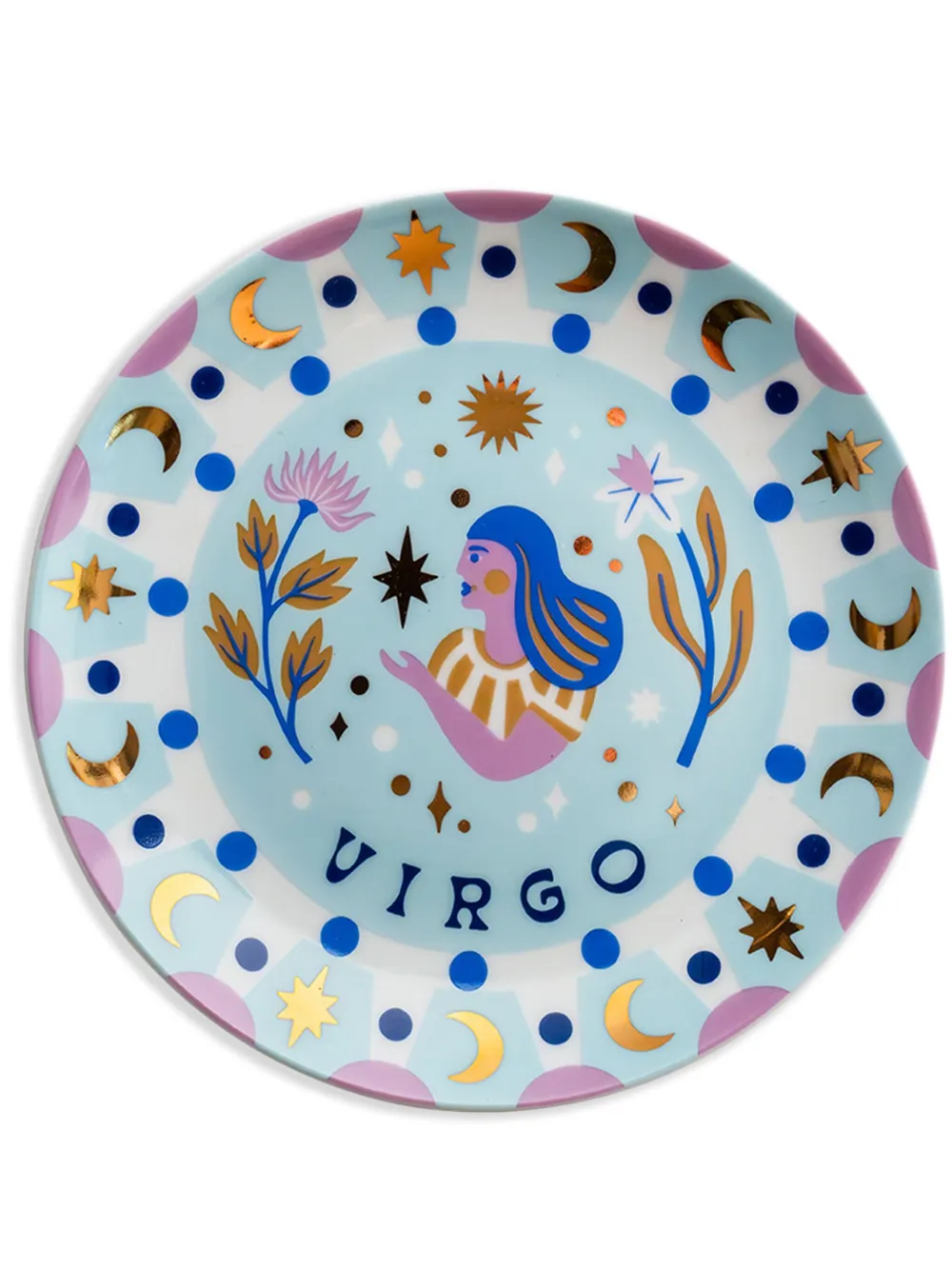 Bitossi Home Virgo plate (16.5cm) | Blue | Image 1