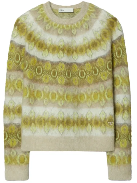 Tory Burch pull à effet brossé