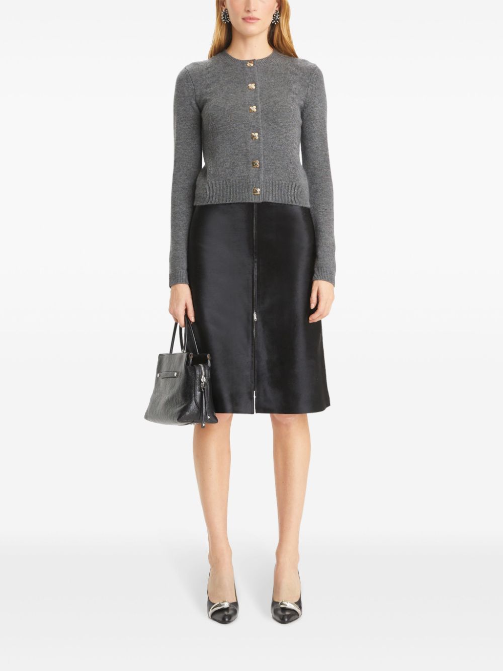 Tory Burch cashmere cardigan - Grijs