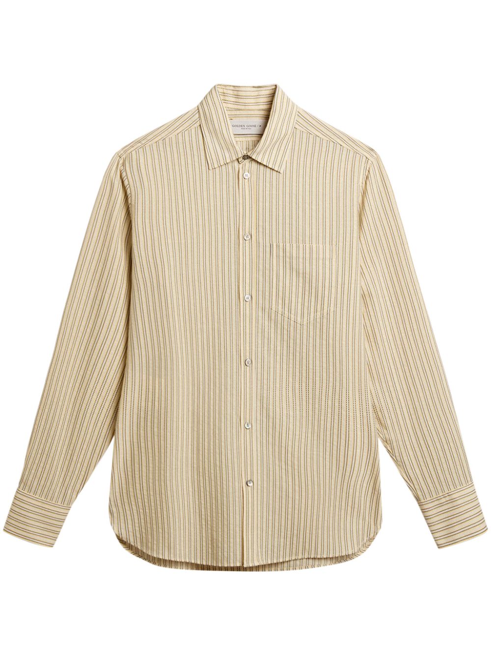 Golden Goose striped shirt - Yellow