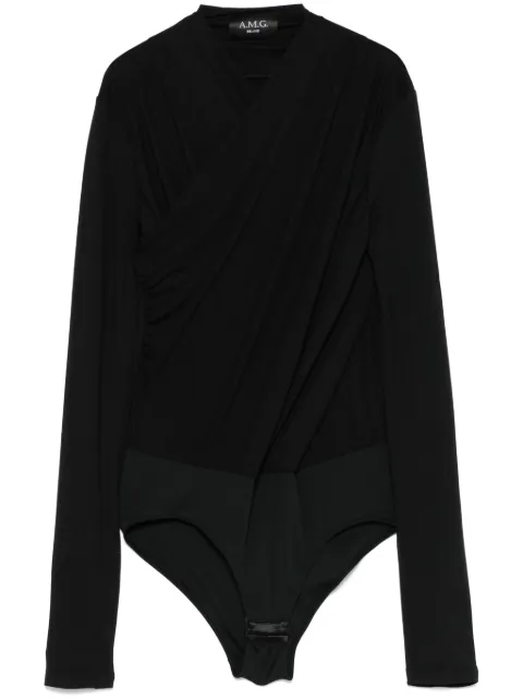 A.M.G. body con detalle drapeado