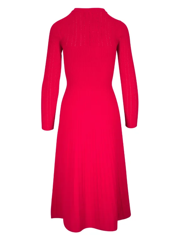 veronica beard red dress Veronica Beard Nami Midi Dress | Red
