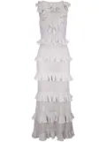 ZIMMERMANN Crush midi dress - Silver