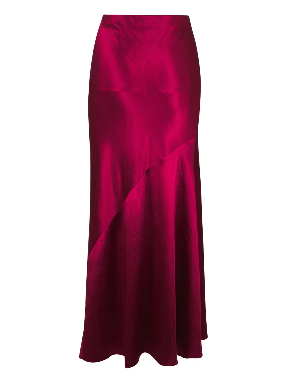 Vince Satijnen midi-rok - Rood