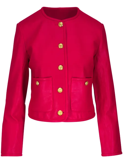 Veste en cuir - Veronica Beard - Modalova