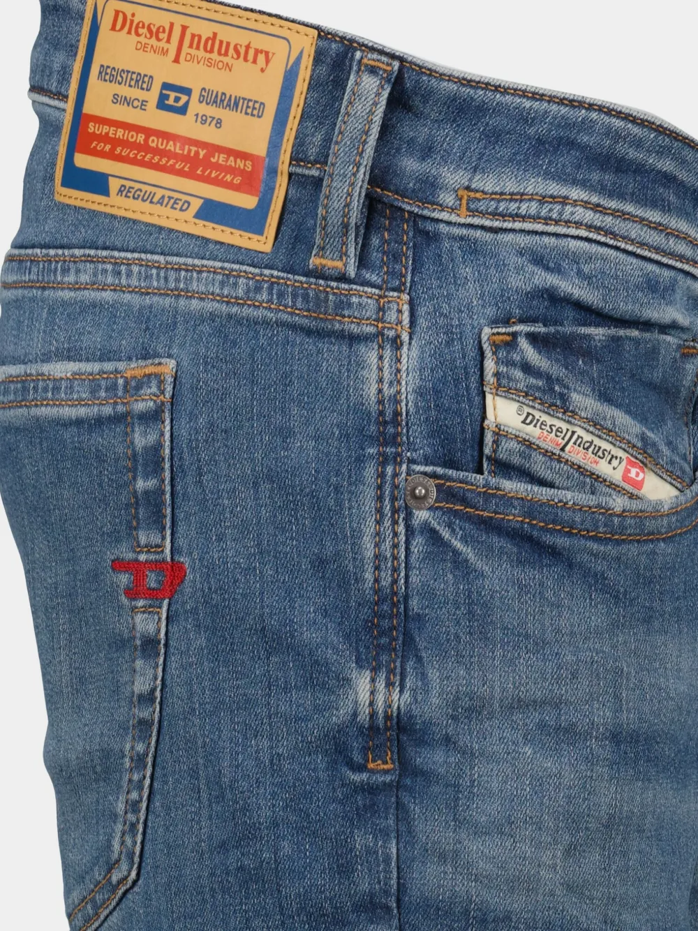 Diesel 1979 Sleenker 0bmbt skinny jeans Blauw