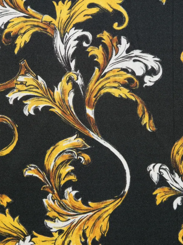 Versace Jeans Couture Fringed Scarf | Black | FARFETCH PL