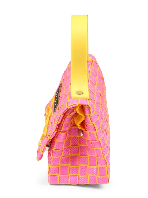 Marni Kids Interwoven Tote Bag | Pink | FARFETCH
