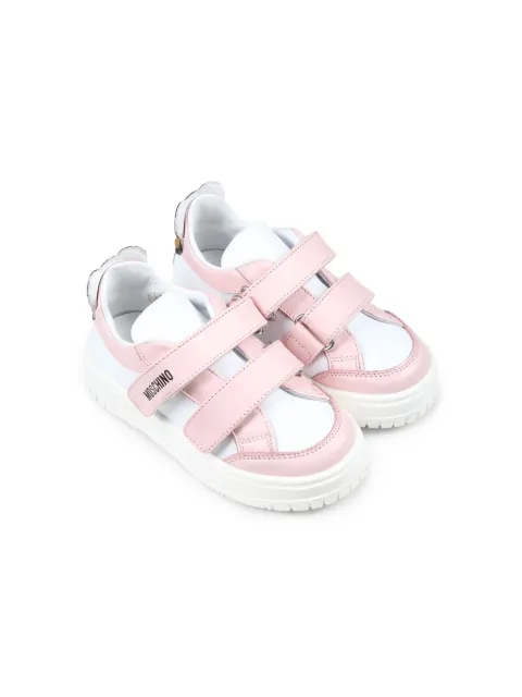 Moschino Kids leather sneakers 