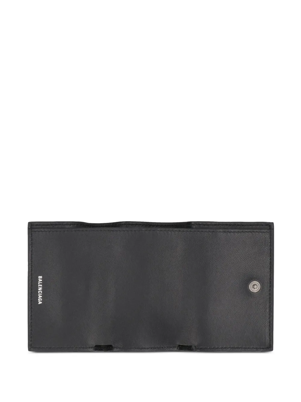 Balenciaga Portemonnee met logoplakkaat Zwart