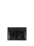 Balenciaga logo-plaque wallet - Black
