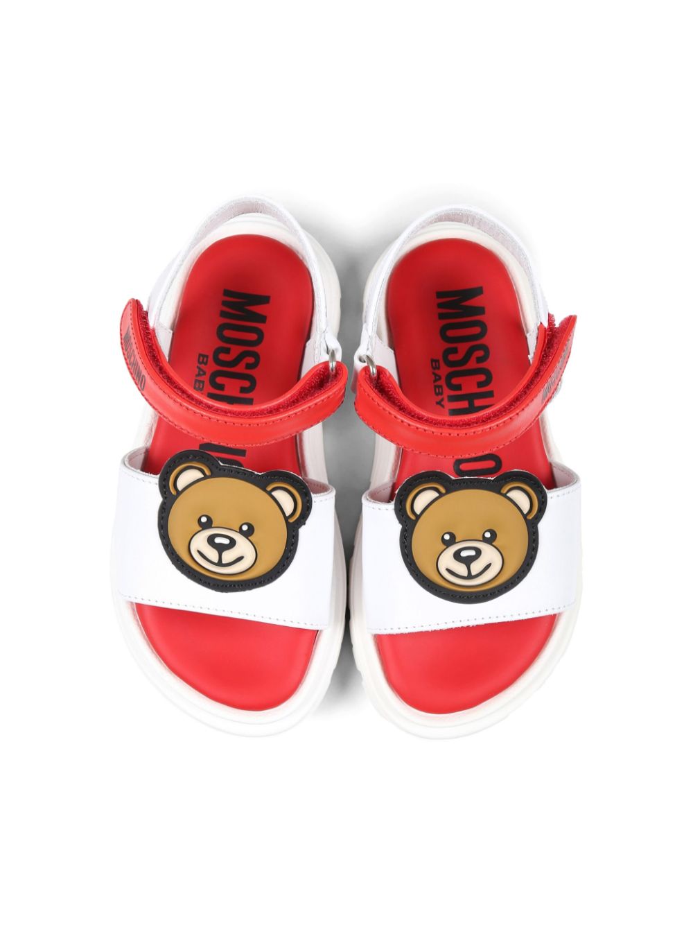 Moschino Kids Teddy Bear sandalen Wit