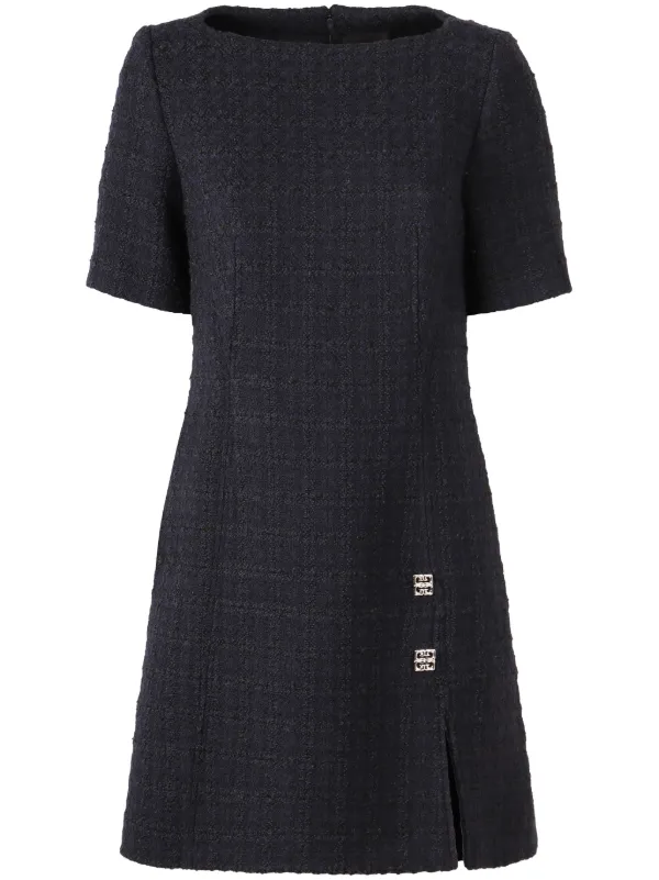 Givenchy 4G Mini Dress in Blue