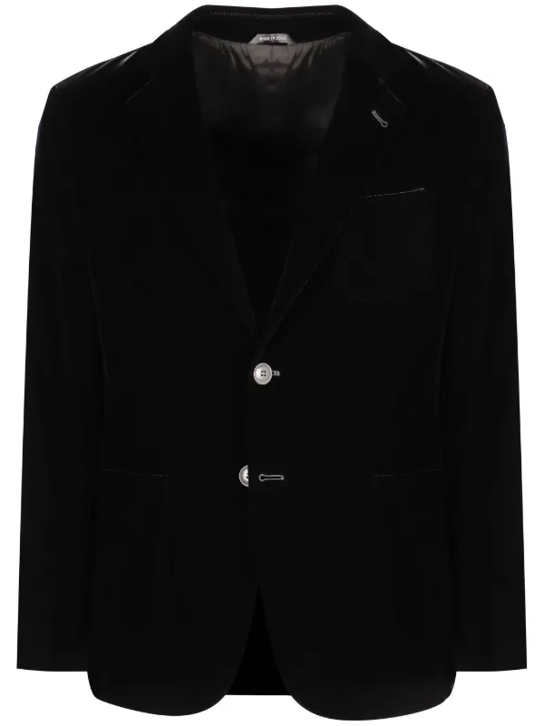 emporio armani wool leather jacket 00s