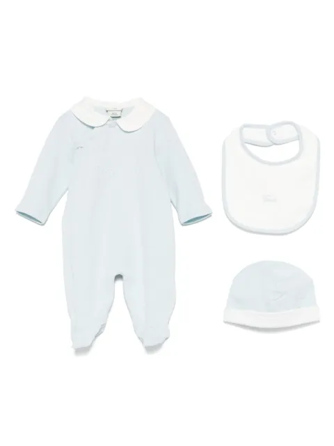 Fendi Kids Strampler-Set mit Logo-Stickerei