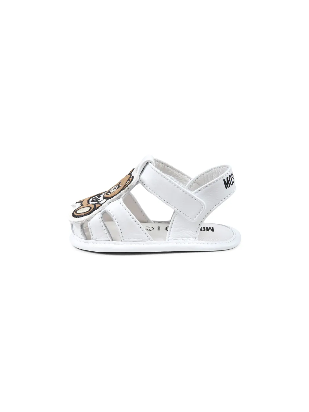 Moschino Kids Teddy Bear sandals White