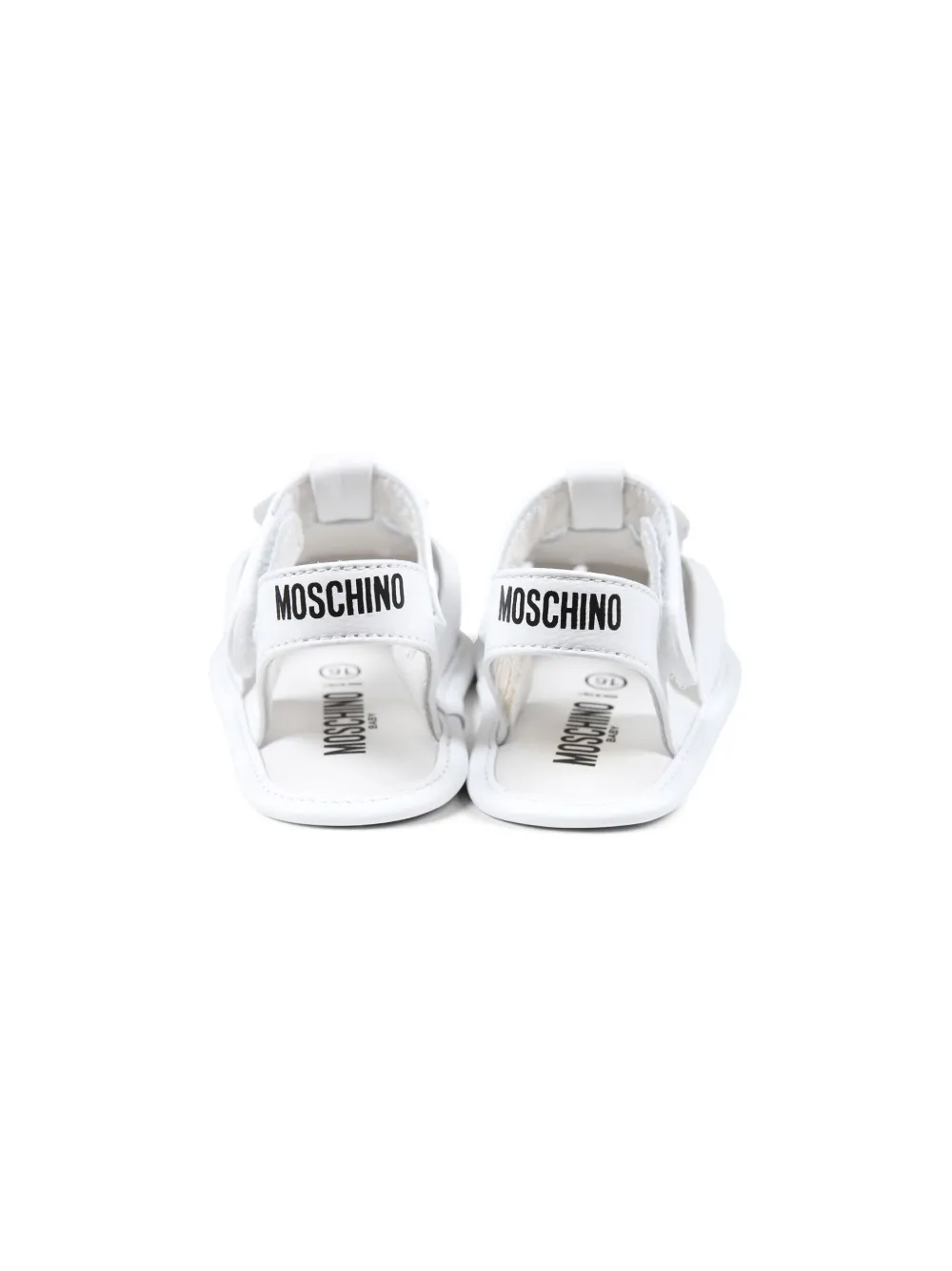 Moschino Kids Teddy Bear sandals White
