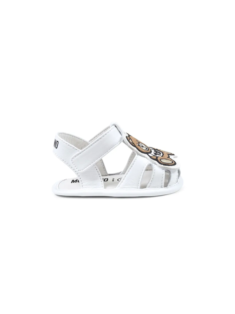 Moschino Kids Teddy Bear sandals White