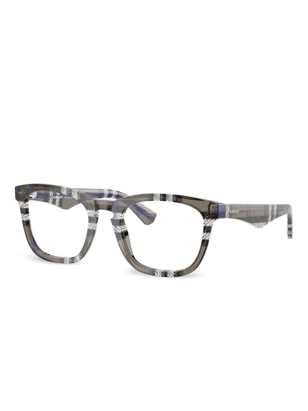 Burberry Eyewear check-pattern square-frame glasses | Image 2
