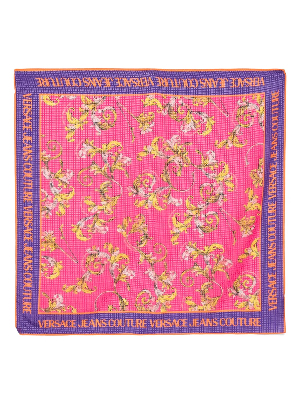Versace Jeans Couture Barocco-print scarf | Pink | Image 1