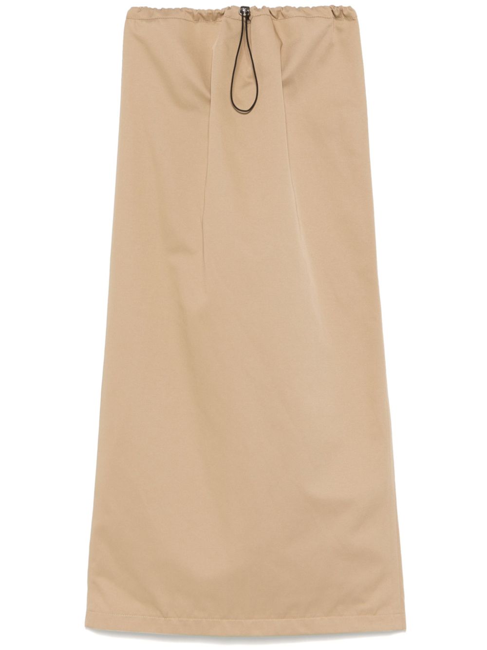 A.M.G. twill maxi skirt - Neutrals