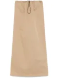 A.M.G. twill maxi skirt - Neutrals