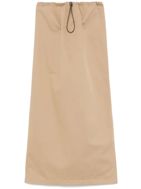 A.M.G. twill maxi skirt