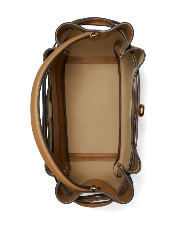 Tory Burch Romy Bucket Bag | Brown | FARFETCH TR