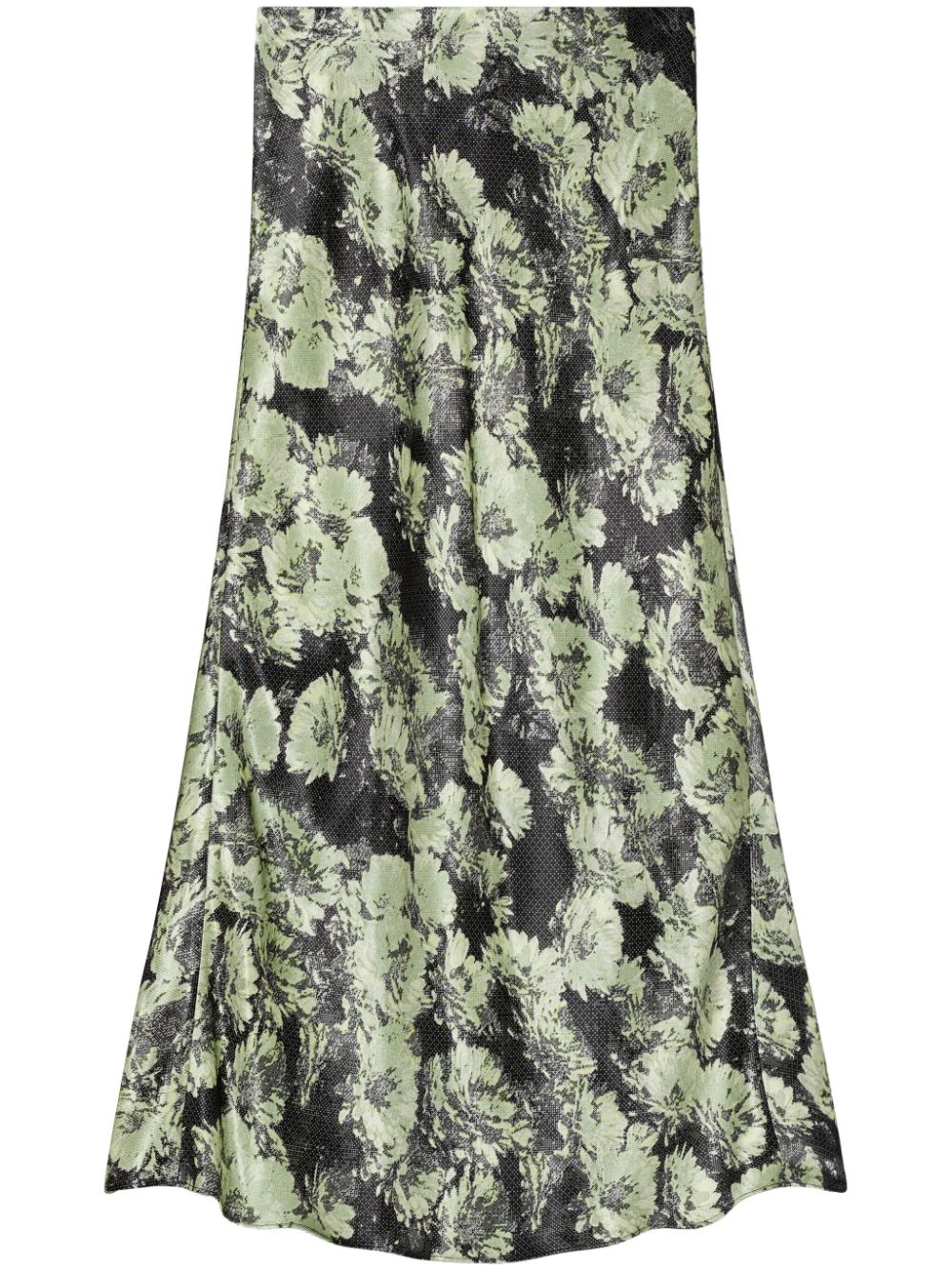 Tory Burch printed maxi skirt - Green